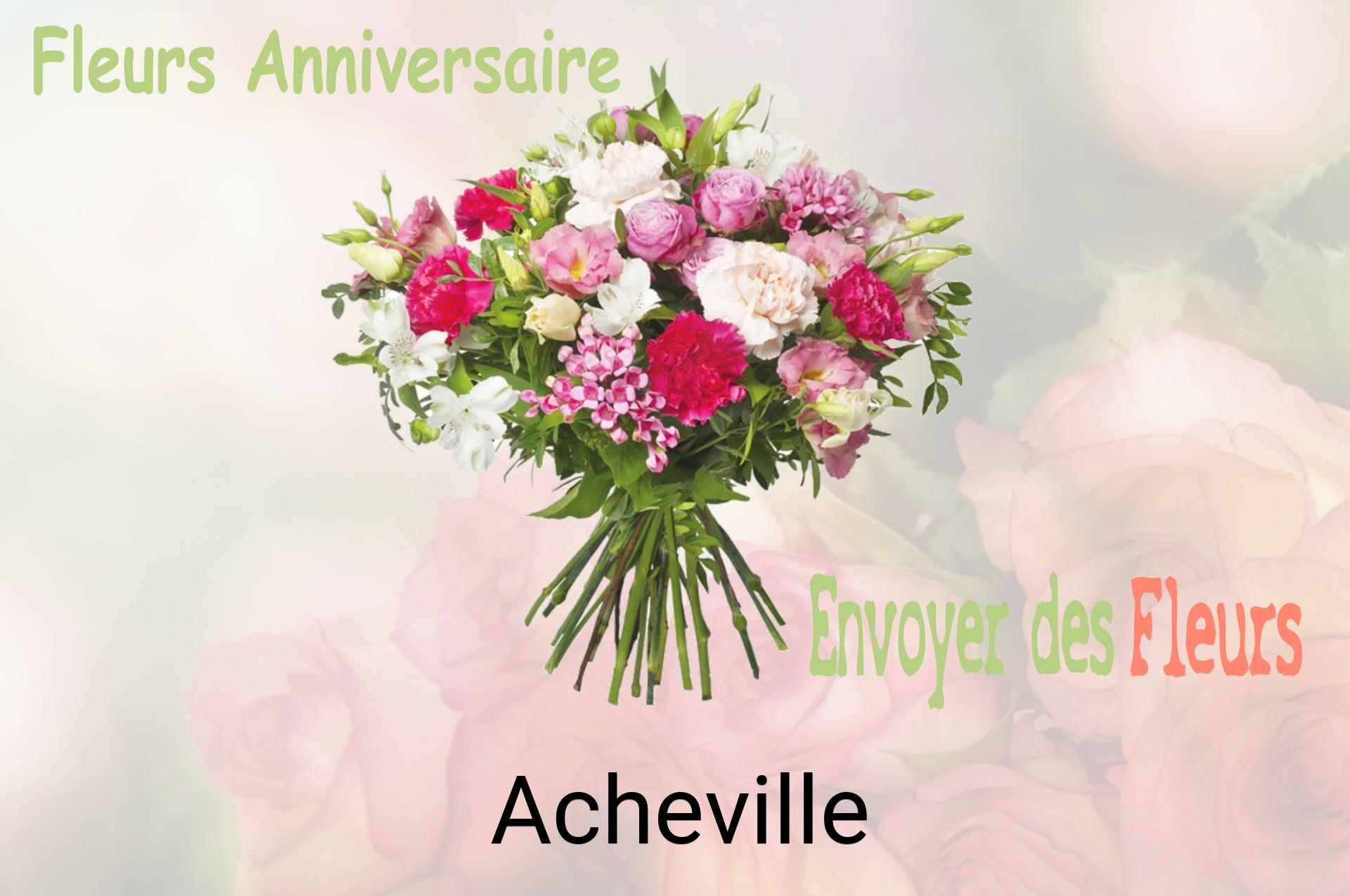 Bouquet de fleurs d’anniversaire livré à Acheville